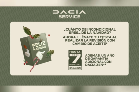 Llévate la cesta de navidad Dacia